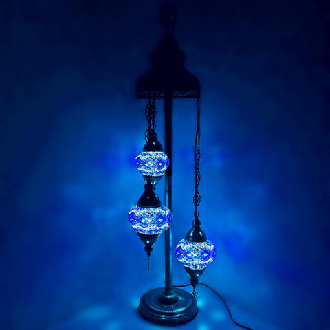 3 Ball Moroccan Turkish Style Floor Lamp B5