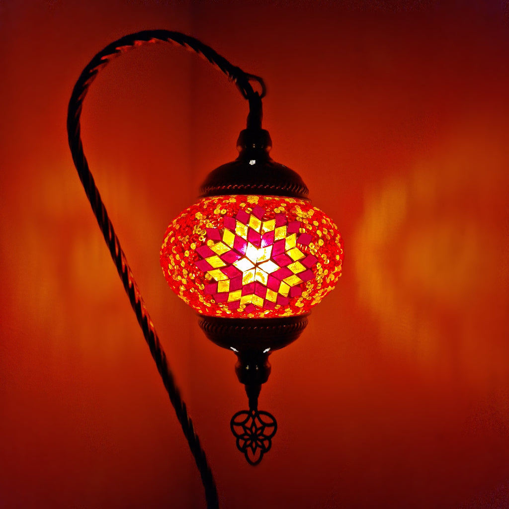 Türkisches Mosaik marokkanische Lampe Licht Tiffany Stil Glas Schreibtisch Tisch CE-geprüft