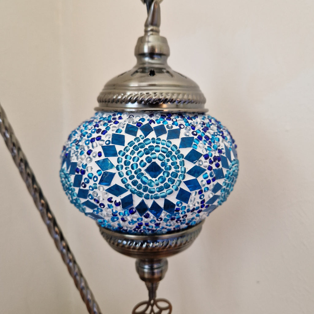 Türkisches Mosaik marokkanische Lampe Licht Tiffany Stil Glas Schreibtisch Tisch CE-geprüft