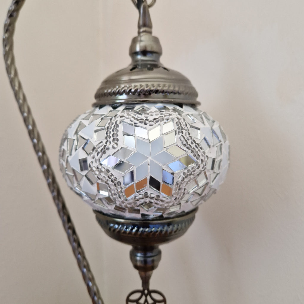 Türkisches Mosaik marokkanische Lampe Licht Tiffany Stil Glas Schreibtisch Tisch CE-geprüft