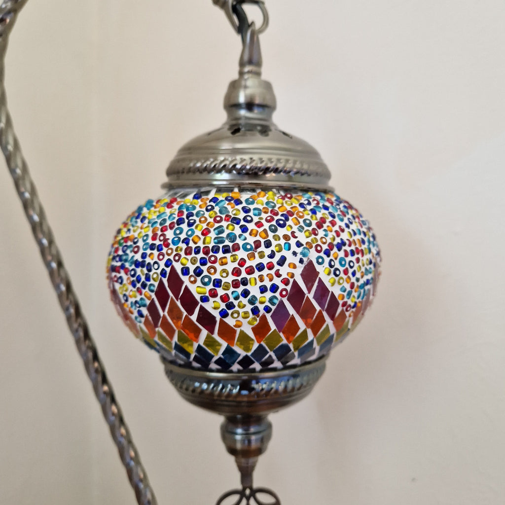 Türkisches Mosaik marokkanische Lampe Licht Tiffany Stil Glas Schreibtisch Tisch CE-geprüft