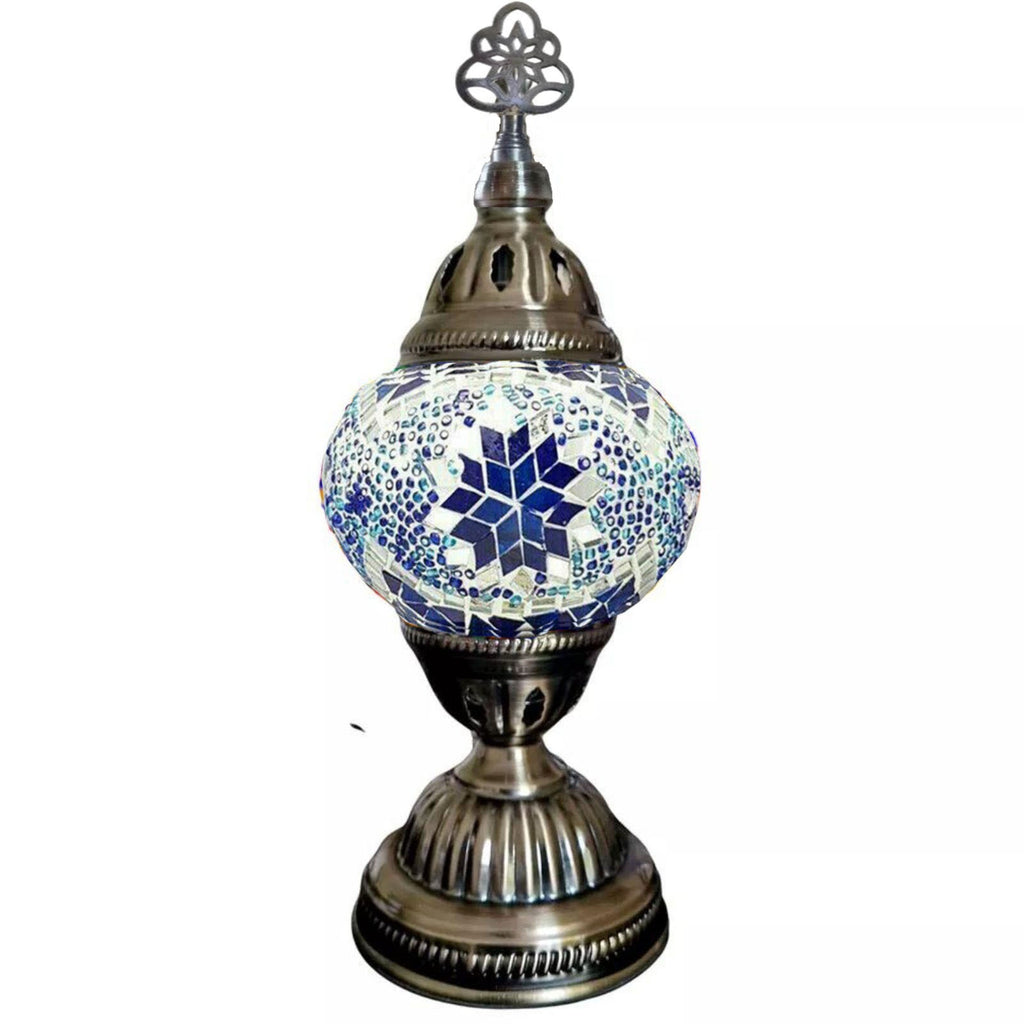 Turkish Moroccan Lamp Light Authentic Tiffany Style Glass Desk Table CE Tested