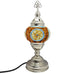 Moroccan Turkish Silver Mosaic Table Lamp