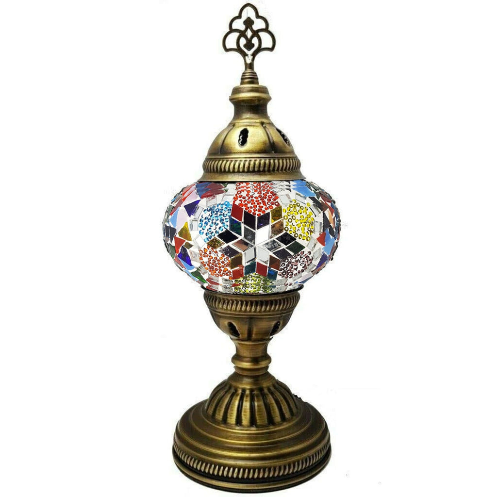 Türkische Glasmosaik-Tischlampen Großes Glas MC10