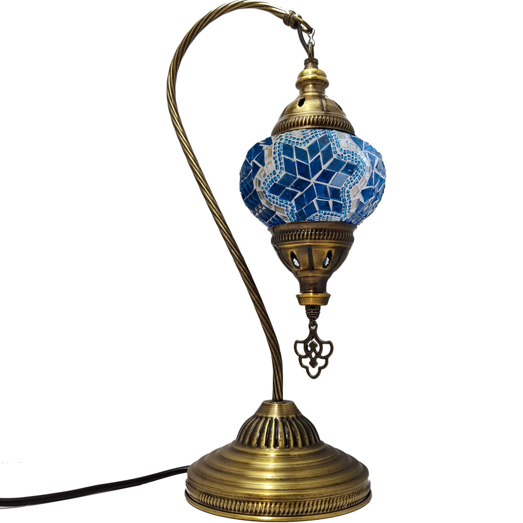 Türkisches Mosaik marokkanische Lampe Licht Tiffany Stil Glas Schreibtisch Tisch CE-geprüft