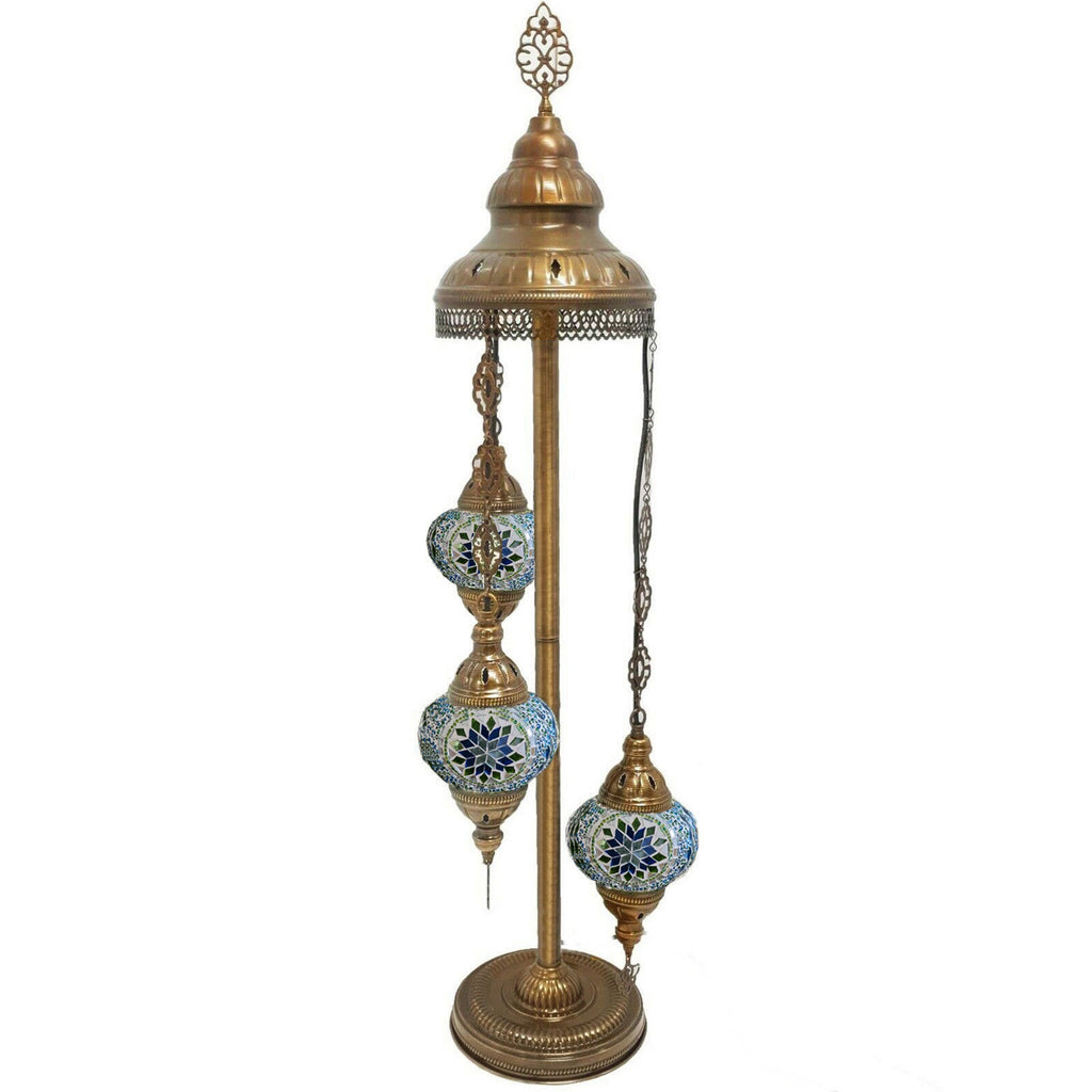 3 Ball Moroccan Turkish Style Floor Lamp T1