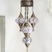 Candelabro de estilo turco marroquí de 5 bolas B4