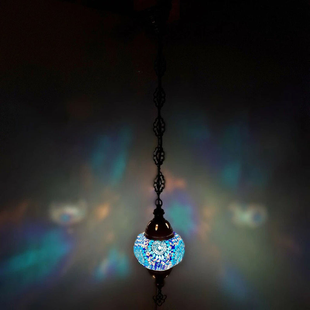 Electric Single Glass Ceiling Pendant - B300