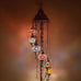 9 Ball Moroccan Turkish Style Silver Floor Lamp SMIX