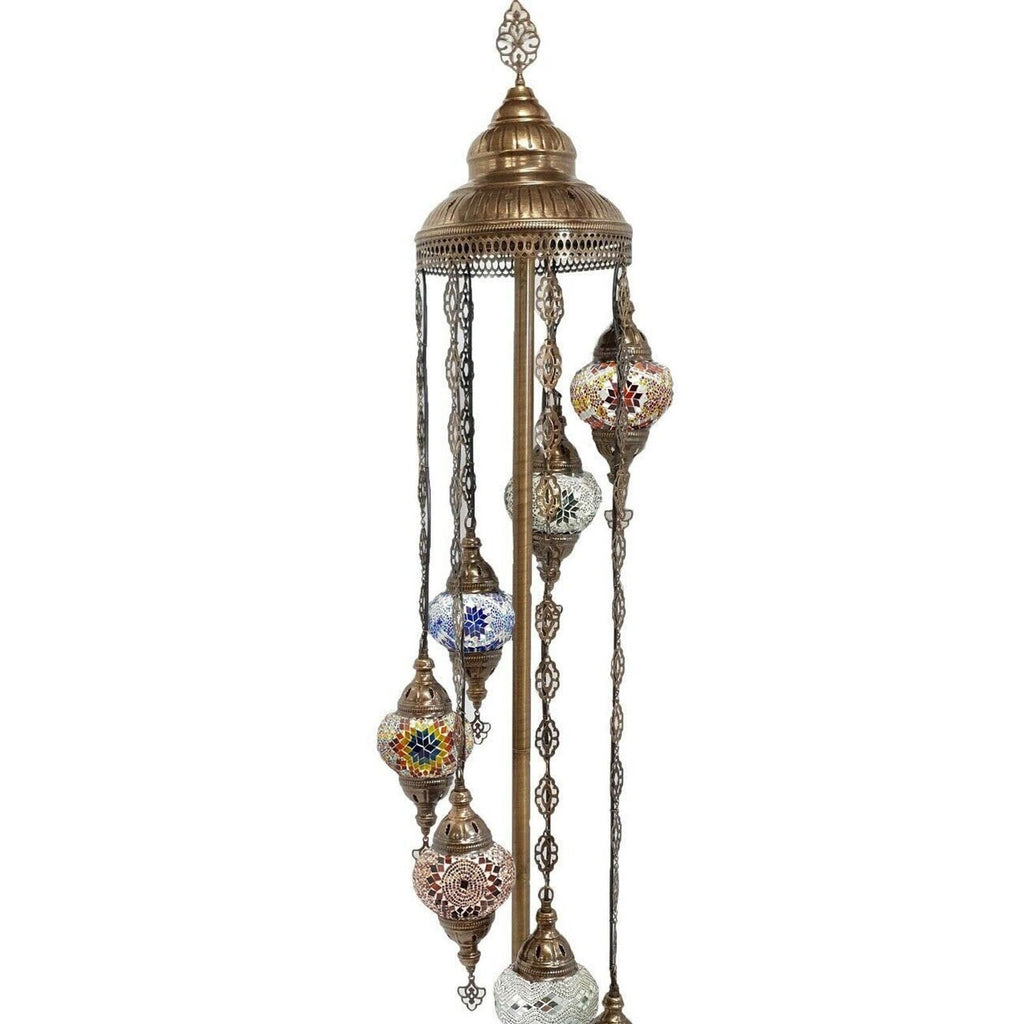 7 Ball Moroccan Turkish Style Floor Lamp MIX - 2