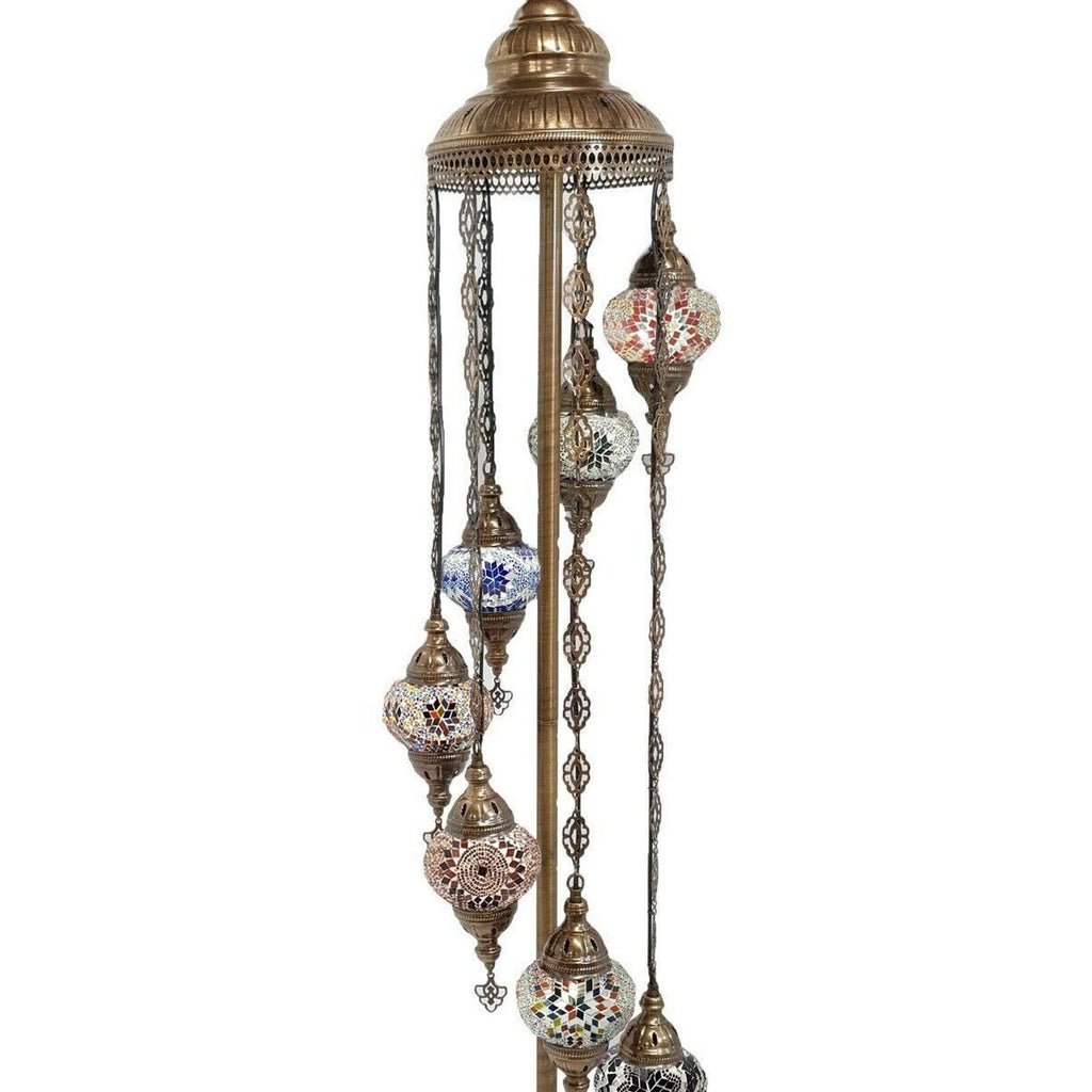 7 Ball Moroccan Turkish Style Floor Lamp MIX - 1