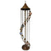 11 Ball Moroccan Turkish Style Floor Lamp with Small Glass GLA13MIX- 1