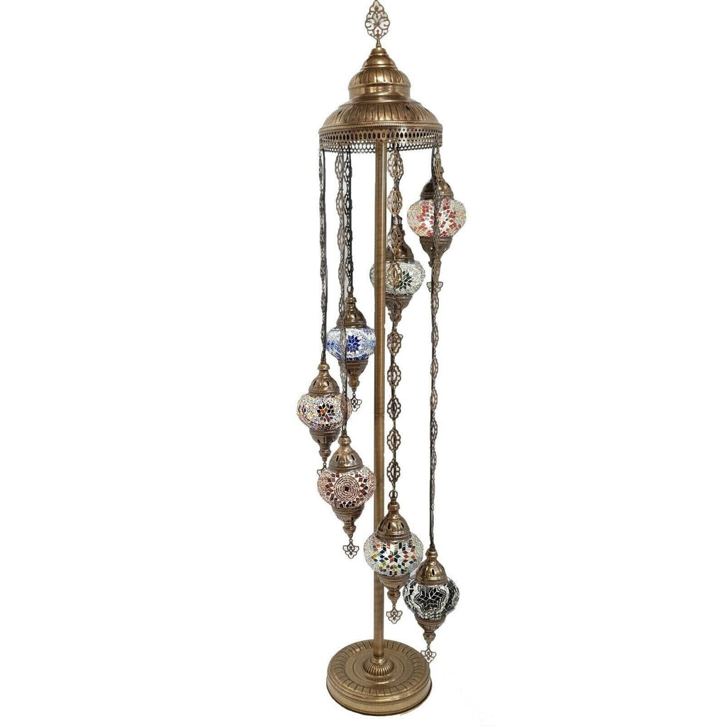 7 Ball Moroccan Turkish Style Floor Lamp MIX - 1