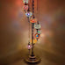 9 Ball Moroccan Turkish Style Silver Floor Lamp SMIX - 2