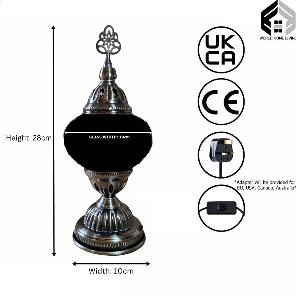 Moroccan Turkish Small Handmade Table Lamp