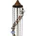 11 Ball Moroccan Turkish Style Floor Lamp with Larger Glass GLA17MIX