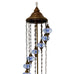 11 Ball Moroccan Turkish Style Floor Lamp with Larger Glass GLA17B4