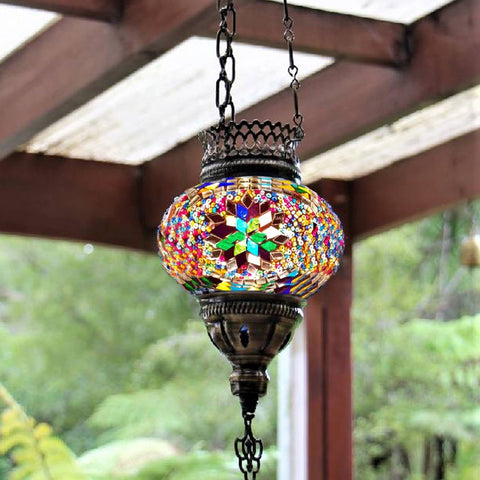 Non-Electric Single Glass Ceiling Pendant - MC4