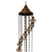 11 Ball Moroccan Turkish Style Floor Lamp with Larger Glass GLA17OR1