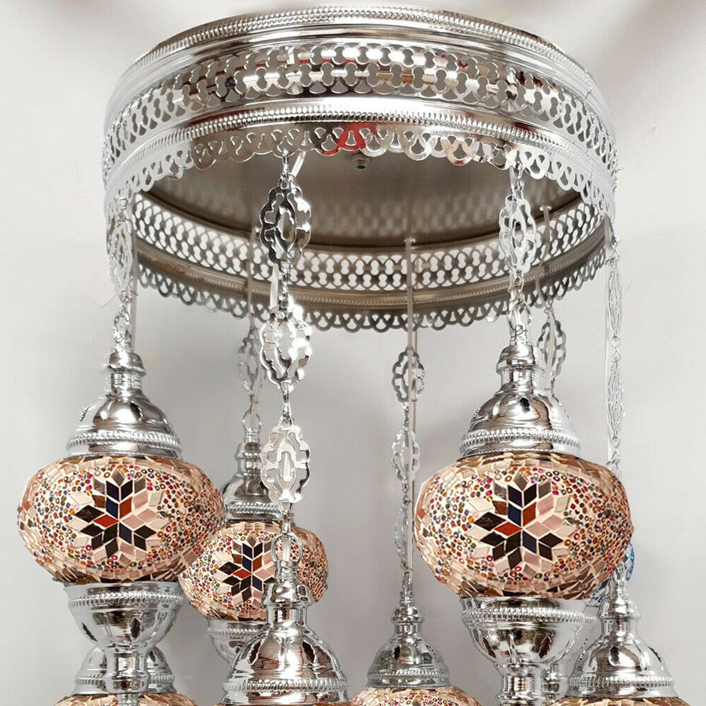 8 Ball Turkish Moroccan Style Chandelier - MC4