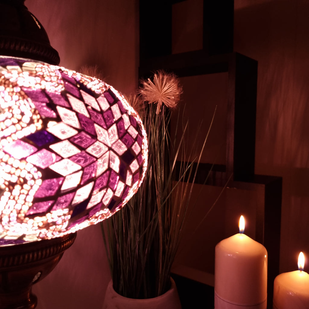 Extra Large Moroccan Turkish Style Table Lamp - GLA23P8