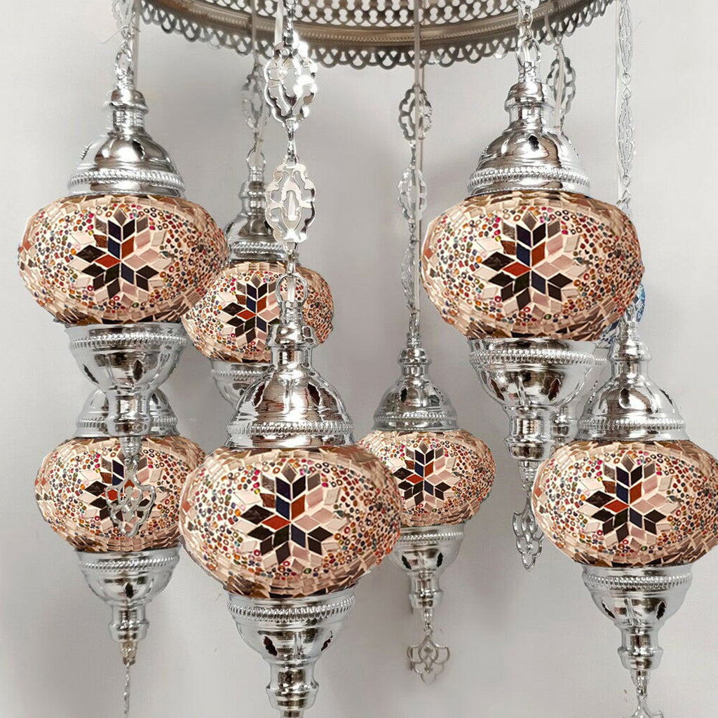 8 Ball Turkish Moroccan Style Chandelier - MC4