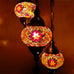 Turkish Chandeliers Moroccan Tiffany Style Glass Mosaic Hanging Lamp