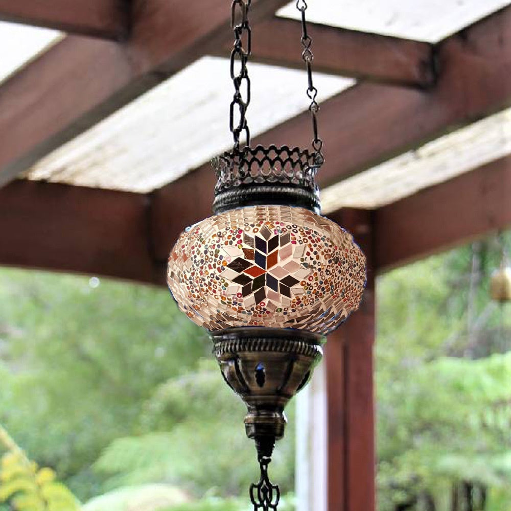 Non-Electric Single Glass Ceiling Pendant - MC4