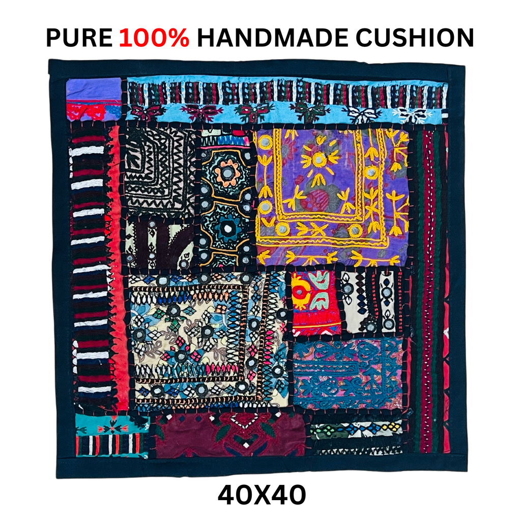 Handmade Turkish Moroccan Eastern Style Cushion Cover + Filler 15'' / 40cm