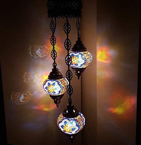 3 Ball Moroccan Turkish Style Chandelier MC25