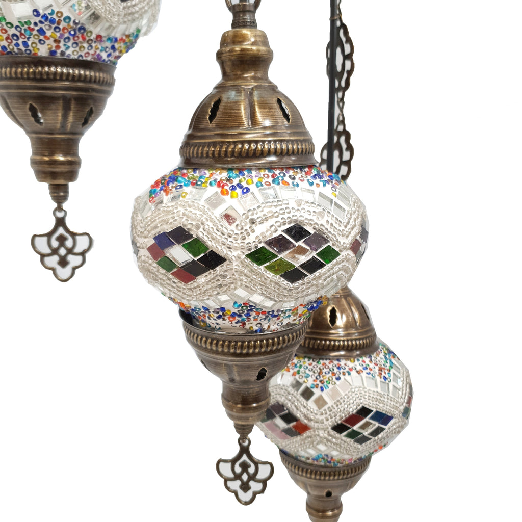 5 Ball Moroccan Turkish Style Chandelier MC11