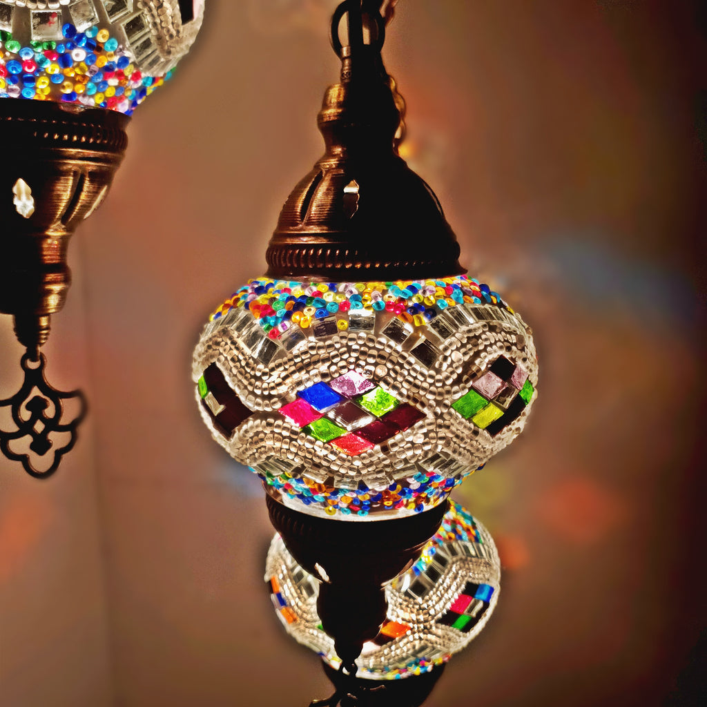 5 Ball Moroccan Turkish Style Chandelier MC11