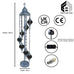 7 Ball Moroccan Turkish Style Silver Floor Lamp S-W10