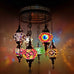 8 Ball Turkish Moroccan Style Chandelier MIX