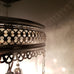 8-Kugel-Kronleuchter im türkisch-marokkanischen Stil aus Silber, klarer Ottoman, 17 cm