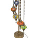 7 Ball Moroccan Turkish Style Floor Lamp with Larger Glass GLA17MC2