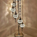 7 Ball Moroccan Turkish Style Silver Floor Lamp S-W10