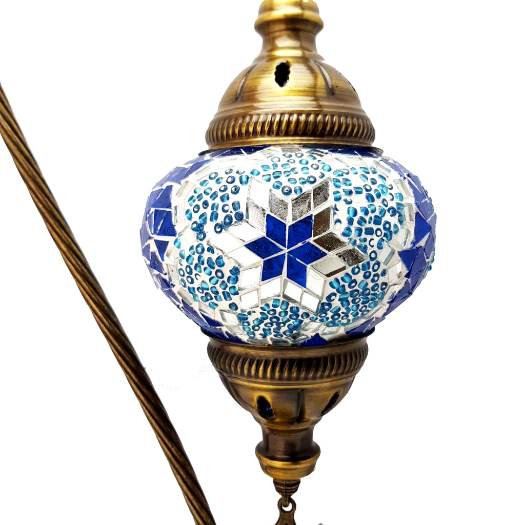 Türkisches Mosaik marokkanische Lampe Licht Tiffany Stil Glas Schreibtisch Tisch CE-geprüft