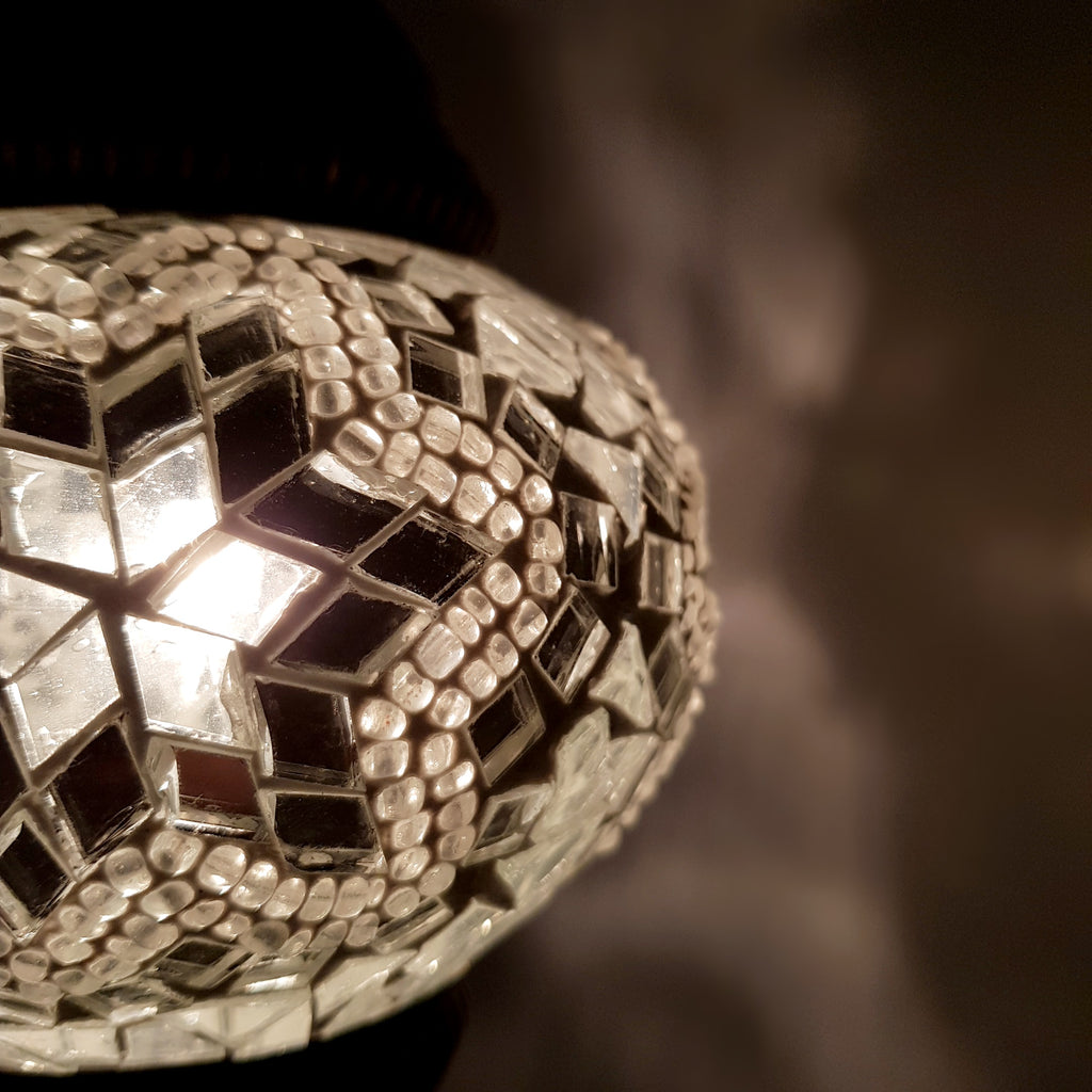 Türkisches Mosaik marokkanische Lampe Licht Tiffany Stil Glas Schreibtisch Tisch CE-geprüft