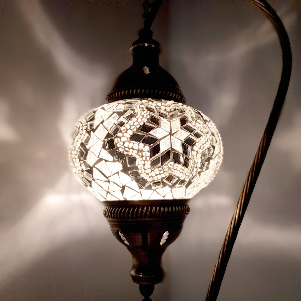 Türkisches Mosaik marokkanische Lampe Licht Tiffany Stil Glas Schreibtisch Tisch CE-geprüft