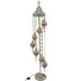 7 Ball Moroccan Turkish Style Silver Floor Lamp S-MC7