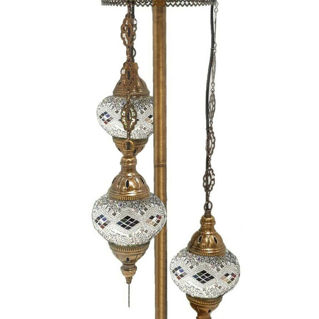 3 Ball Moroccan Turkish Style Floor Lamp MC11
