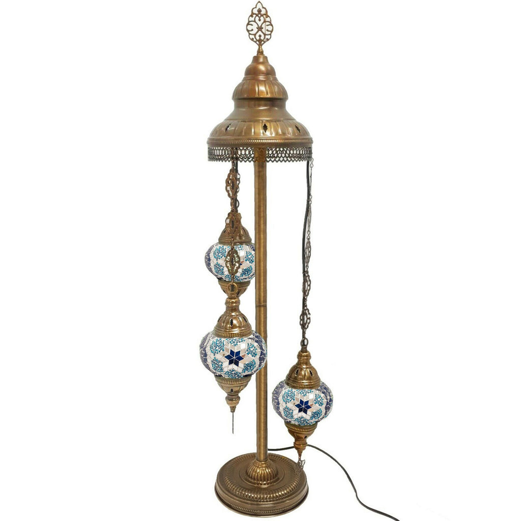 3 Ball Moroccan Turkish Style Floor Lamp B4A