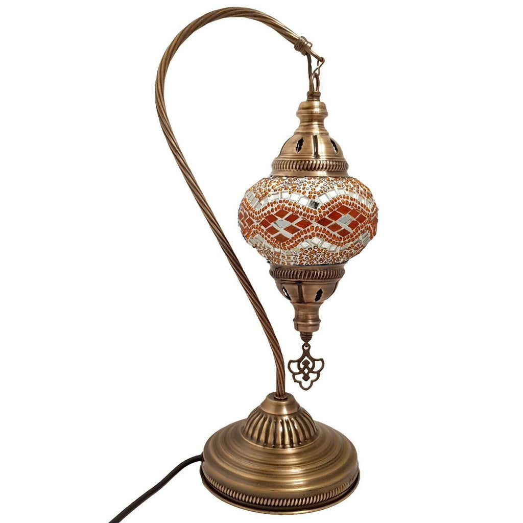 Türkisches Mosaik marokkanische Lampe Licht Tiffany Stil Glas Schreibtisch Tisch CE-geprüft