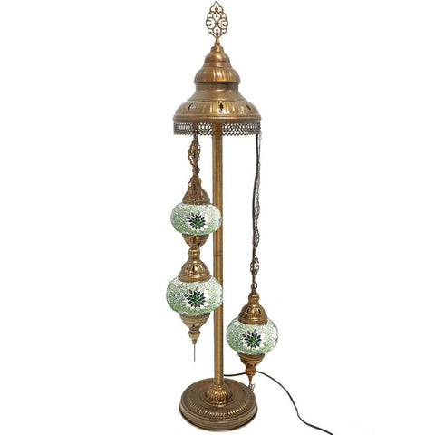 3 Ball Moroccan Turkish Style Floor Lamp GR1