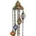 7 Ball Moroccan Turkish Style Floor Lamp with Larger Glass GLA17MC2