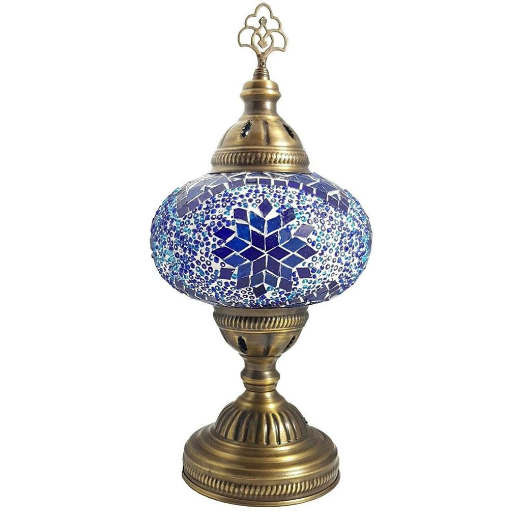 Türkische Glasmosaik-Tischlampen Großes Glas MC10