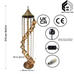 11 Globe Turkish Moroccan Glass Mosaic Floor Lamp