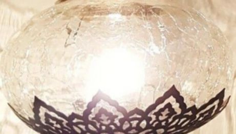 Moroccan Turkish Replacement Large Glass 17cm - OTO