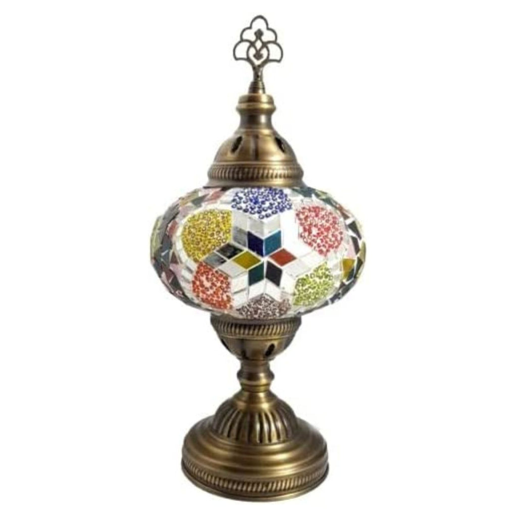 Türkische Glasmosaik-Tischlampen Großes Glas MC10